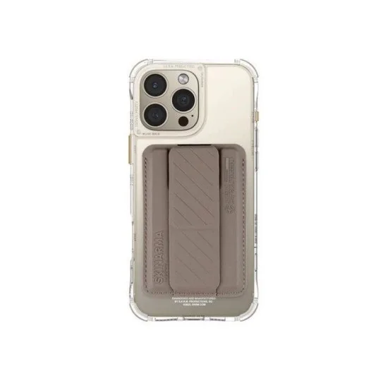Cover Iphone 16 Pro Magsafe Case + Card Holder Skin Arma Gold